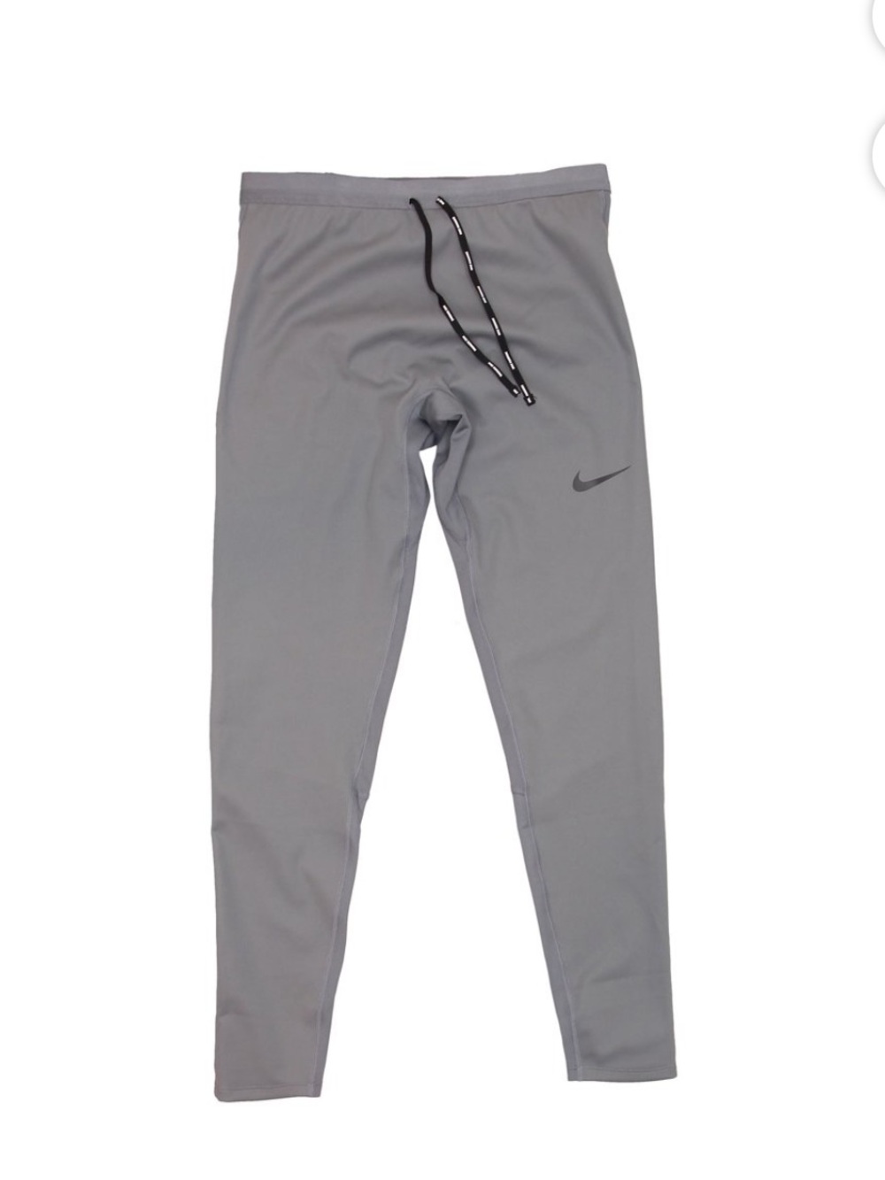 Nike Men's Leggings Shield Power Tech Tights Running Pants Medium Gray
